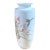 Vintage Chinoiserie Porcelain Egg Shell Vase 15" H For Sale In New York - Image 6 of 12