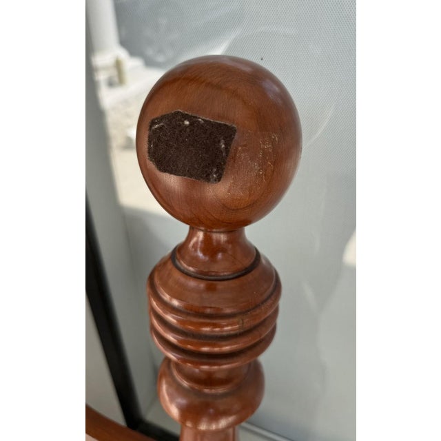 Henkel Harris Solid Black Cherry Full Size Headboard Model No. 118 For Sale - Image 13 of 13