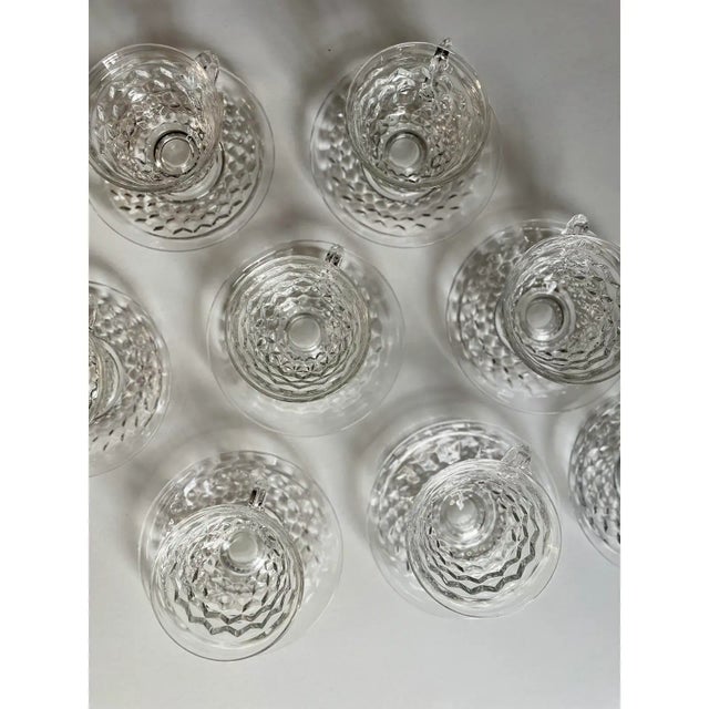 American 20th Century Fostoria American Cup and Saucer Service for Eight- 16 Pieces For Sale - Image 3 of 4