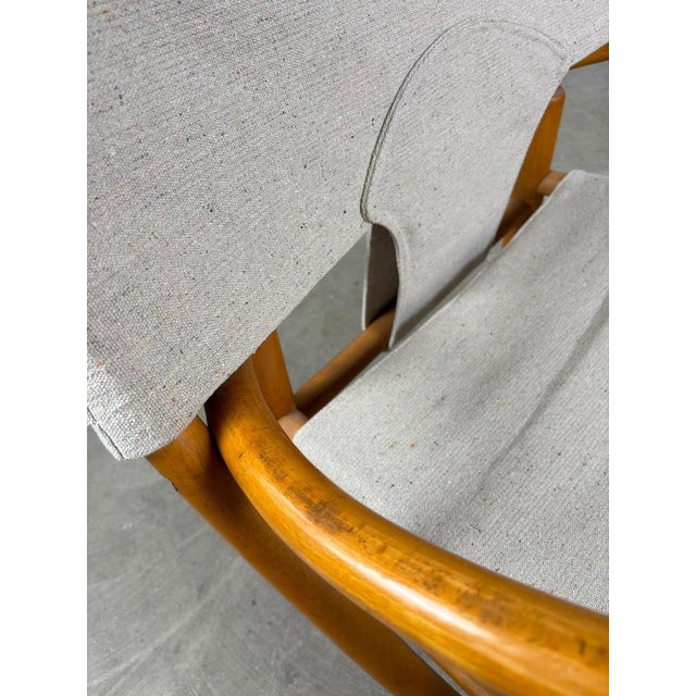 Wood G23 Hoop Lounge Chair by Piero Palange & Werther Toffoloni, Italy, 1970s For Sale - Image 7 of 12