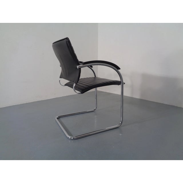 Model S78 Cantilever Leather Armchair by Josef Gorcia & Andreas Krob for Thonet, 1980s For Sale - Image 3 of 16