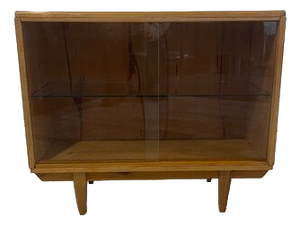Vintage Sideboard with Glass Sliding Doors from Novy Domov, 1970s