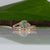 Ethiopian Opal Cabochon Ring With Diamond Accents: Solid 14k Gold, Size 6.75 For Sale - Image 9 of 10