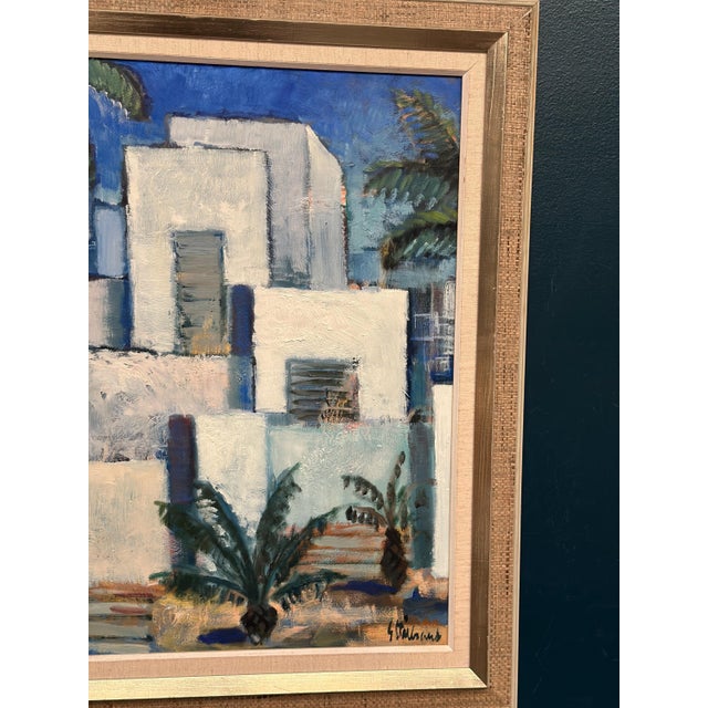 Gunnar Stålbrand, Palm Trees, 1960s, Oil Painting on Canvas, Framed For Sale - Image 7 of 18