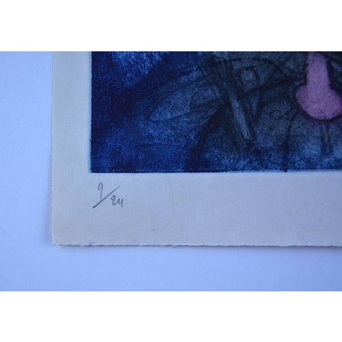 1960s Roberto Matta, The Voices, 1964, Aquatint Etching For Sale - Image 5 of 7