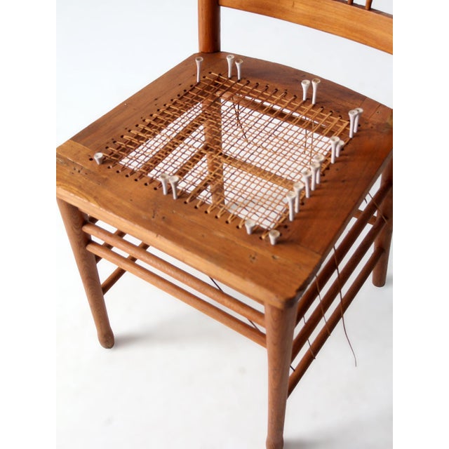 Early 20th Century Antique Spindle Back Chair Art Installation For Sale - Image 5 of 10