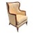 Lucien Rollin Collection for William Switzer Leather Wingback Armchair For Sale
