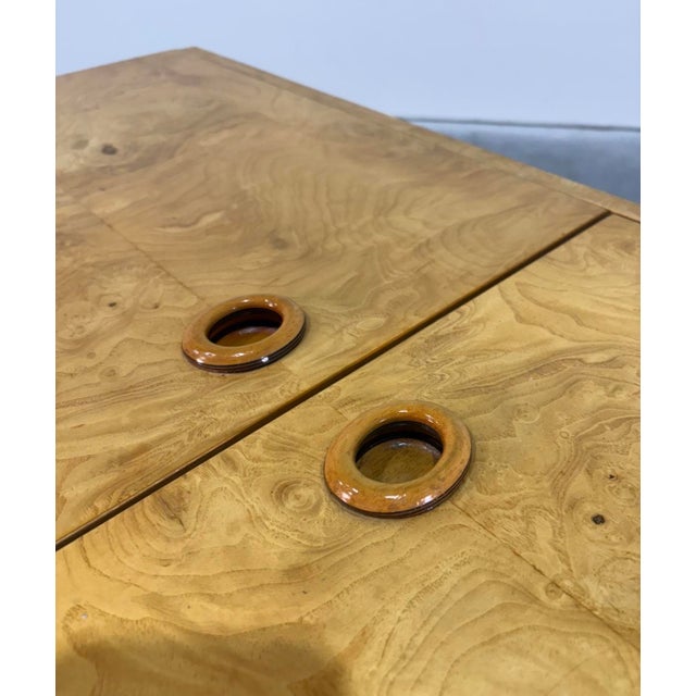 Henredon Scene Two Burl Server For Sale - Image 11 of 17