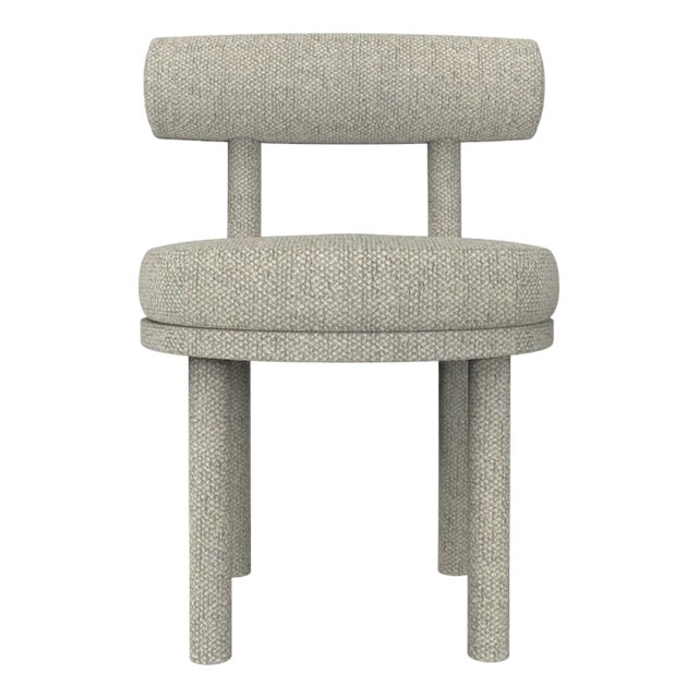 Moca Chair in Safire 08 Fabric by Studio Rig for Collector For Sale