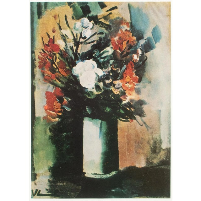 1950s After Maurice De Vlaminck "Vase of Flowers", Full-Color Print For Sale In Dallas - Image 6 of 7