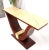Parchment & Skin Snake Wrapped Console Sofa Table For Sale - Image 6 of 13