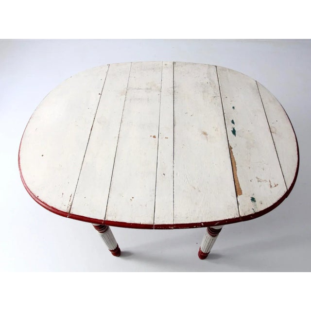 Antique Drop Leaf Table For Sale - Image 9 of 11