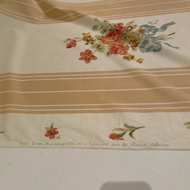 1980s 2 1/2 Yards of Palissy Fabric From Brunschwig & Fils For Sale - Image 5 of 5