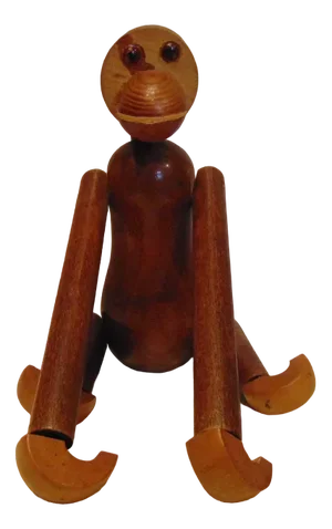 Vintage Teak Monkey by Kay Bojesen, 1960s