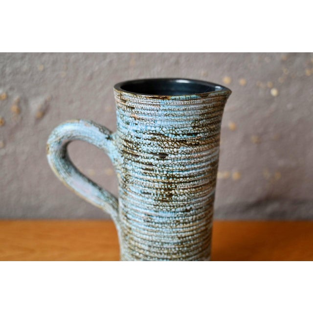 Antique Bohemian Glazed Terracotta Jug For Sale - Image 6 of 10