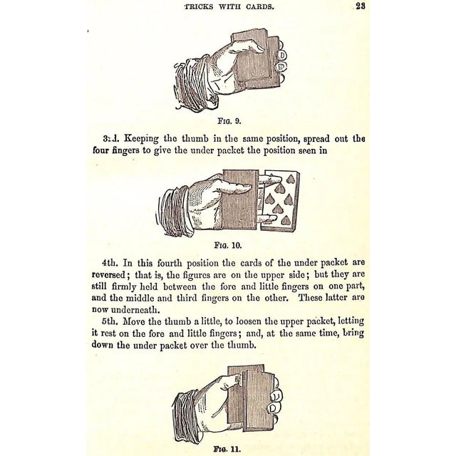 Mid 19th Century "The Secret Out; Or One Thousand Tricks With Cards" 1859 For Sale - Image 5 of 8