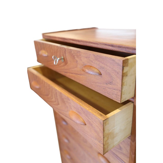 Danish Chest of Drawers in Teak with Seven Drawers, 1960s For Sale - Image 4 of 15