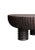 Large Suar Wood Table Espresso Finish, Hand-Carved Detailing, Modern Organic For Sale - Image 6 of 9