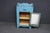 Country Painted Milk Cupboard With Blue Birds For Sale - Image 12 of 16