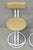 Vintage Postmodern Memphis Style White Tubular Metal Swivel Bar Stools - A Pair For Sale In Philadelphia - Image 6 of 17