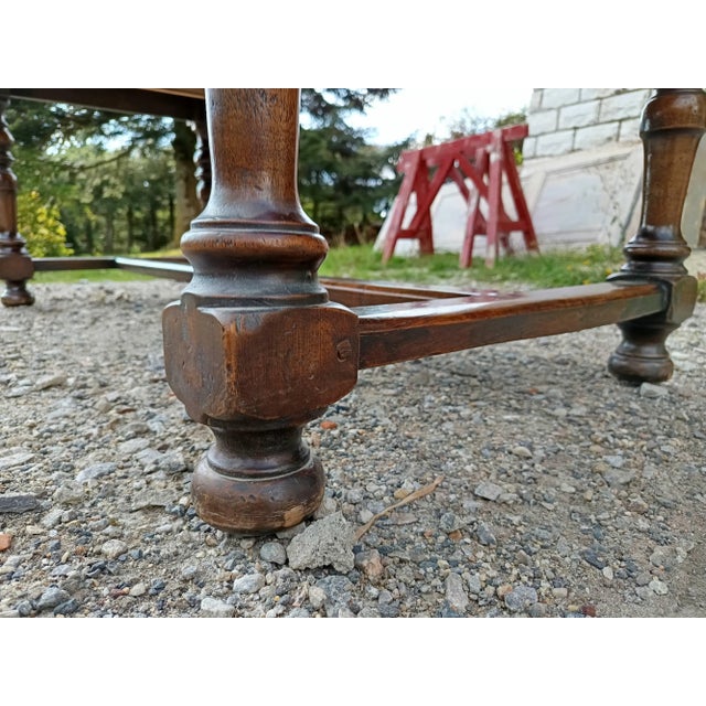Beech Farmhouse Table, 1940s For Sale - Image 12 of 18