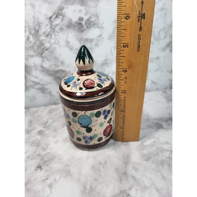 Vintage Mexico Tonala Stoneware Pottery Lidded Jar Folk Art For Sale - Image 12 of 12