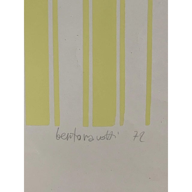 1970s Shadows Silkscreen by Berto Ravotti, 1972 For Sale - Image 5 of 7