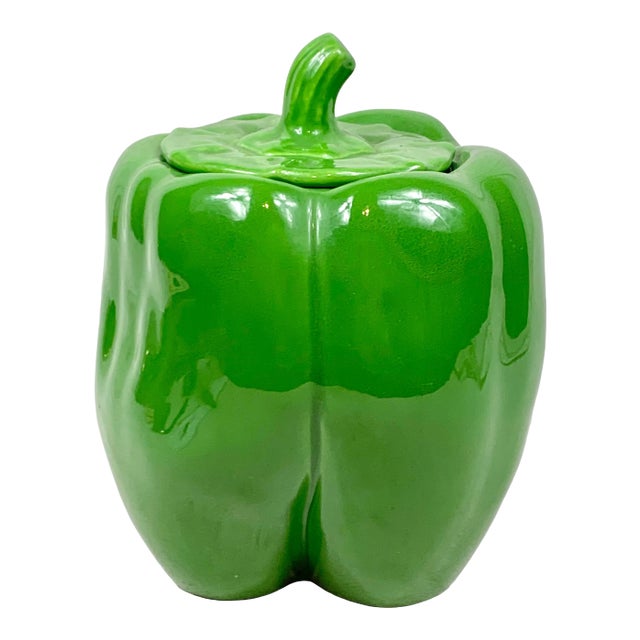 Vintage Large Bell Pepper Cookie Jar Chairish