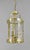 French Hall Lantern in Brass, 1890s For Sale - Image 4 of 14