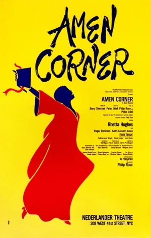 1980s Original Broadway Musical Poster, Amen Corner