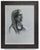Original Life Drawing, Portrait of a Native American Woman For Sale - Image 4 of 4