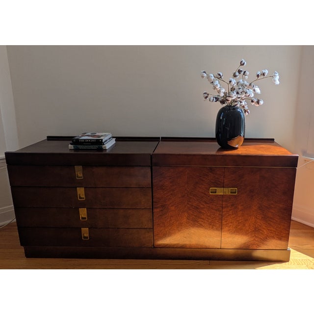 Iconic mid-century modern 6-foot credenza by Baker Furniture. This piece showcases the brand’s signature craftsmanship...