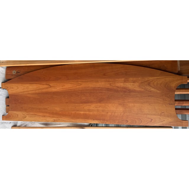 L. & J.G. Stickley, Inc. Stickley Solid Cherry Shaker Style Pencil Poster Queen Size Bed Frame For Sale - Image 4 of 8