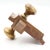 Traditional Antique Norwalk Solid Brass Door Rim Lock & Knob For Sale - Image 3 of 7