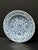 Chinese Late 20th Century Chinese Art Porcelain BLue and White Plate With Floral Design For Sale - Image 3 of 8