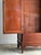 Wood Antique Mahogany Cabinet With Mirrored Doors For Sale - Image 7 of 16