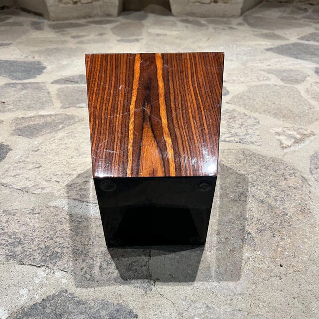 1970s MCM Walnut Wood Planter Box Jardiniere Waste Basket For Sale In San Diego - Image 6 of 9