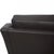 Model 2208 2-Seater Sofa in Black Leather by Børge Mogensen, 1990s For Sale - Image 15 of 18