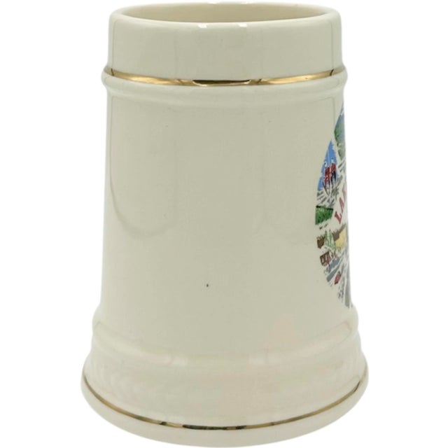 Vintage Lake Placid Olympics Ceramic Souvenir Mug For Sale - Image 9 of 12