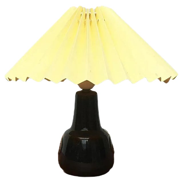 Mid-Century Danish Ceramic Table Lamp from Søholm For Sale