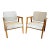 Pair of Franco Albini Chairs, Italian, Model 49, Circa 1952 For Sale