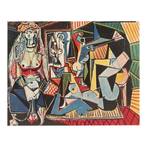 1960s After Pablo Picasso "Women of Algiers", Period Full-Color Print