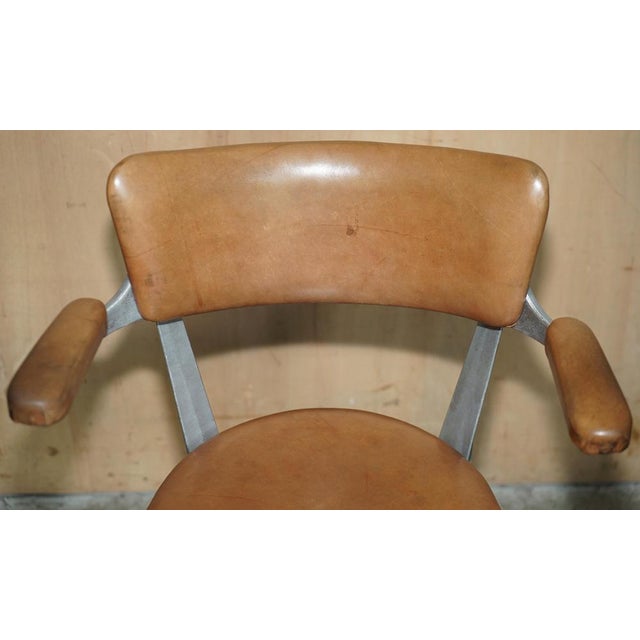 BA3 Chairs in Brown Leather by Ernest Race, 1950s, Set of 2 For Sale - Image 4 of 18