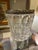 Traditional Vintage Crystal Ice Bucket With Silverplate Rim For Sale - Image 3 of 3