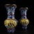 1900 - 1909 Pair of Chinese Cloisonné "Crane & Willow" Vases With Beast Handles - 15.8 LBS For Sale - Image 5 of 9