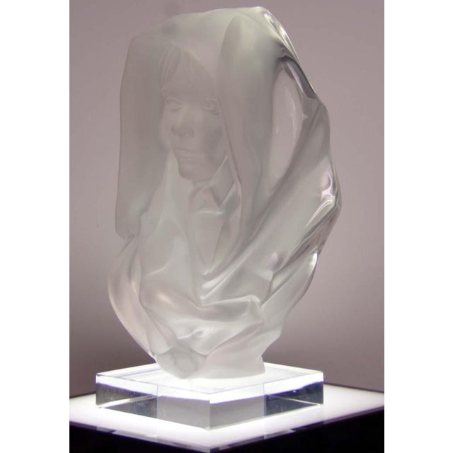 Plastic Frederick Hart "Penumbra" (Acrylic) Lucite Hand Signed Beautiful For Sale - Image 7 of 18