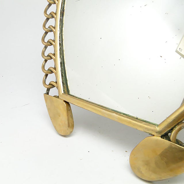 Make-Up Mirror, Belgium, 1930s For Sale - Image 6 of 12