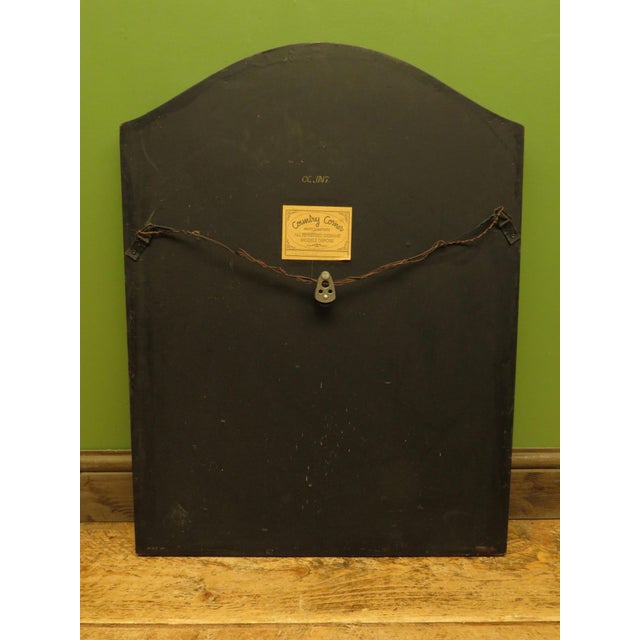 Country Corner Hand Painted Hunting Sign Ball Trap, 1980s For Sale - Image 6 of 14