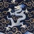 Chinoiserie Schumacher Bixi Velvet Fabric in Midnight Blue For Sale - Image 3 of 4