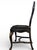 Antique Ebonized Regency Style Floral Painted Side Chair For Sale - Image 4 of 13